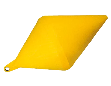 Boya biconica amarilla 400 mm