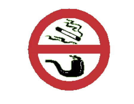 Disco prohibido fumaradores adhesivo