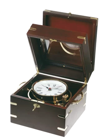 Cronometro caja madera doble tapa