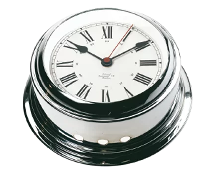 Reloj de telegrafia 220 mm. laton cromado