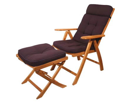 Cojines p/silla reclinable azul marino