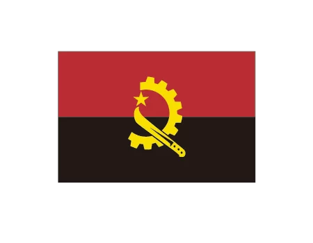 Bandera angola sobremesa - 0,30x0,20