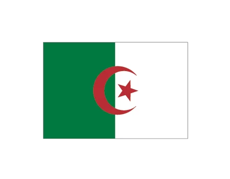 Bandera argelia pequeña - 0,60x0,40