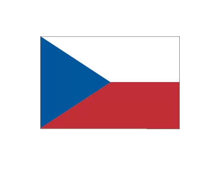 Bandera checa pequeña - 0,60x0,40