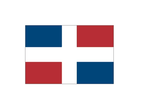 Bandera república dominicana - s/e 1,00x0,70