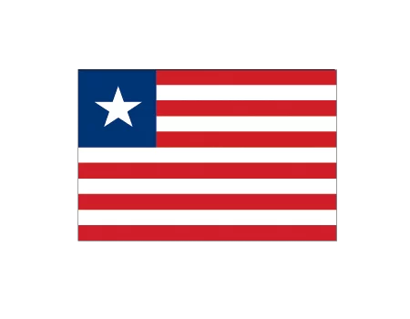 Bandera liberia 0,30x0,20