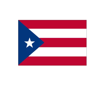 Bandera puerto rico 0,60x0,40