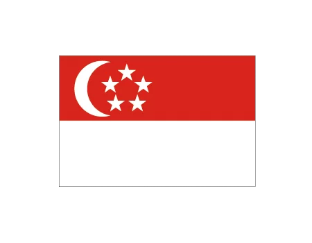 Bandera singapur 0,60x0,40
