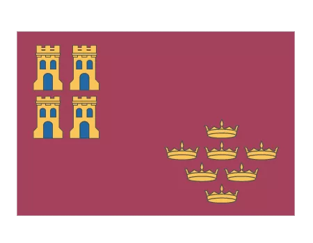 Bandera reg.d.murcia 1,50x1,00
