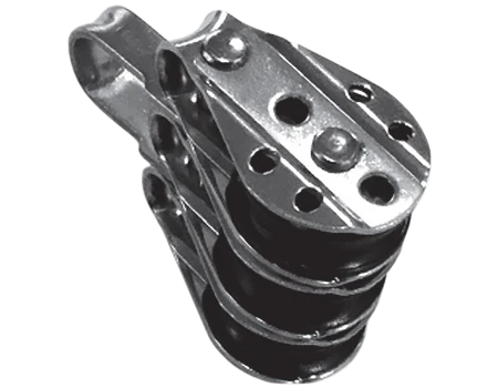 Polea triple fija 10mm