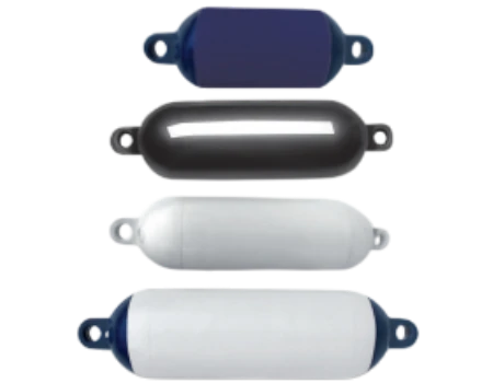 Defensa Inflable de PVC. Blanco y azul. F1 150mm