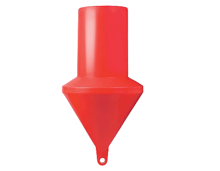 Boya de balizamiento Cilíndrica. Rojo. Flotabilidad 290kgs
