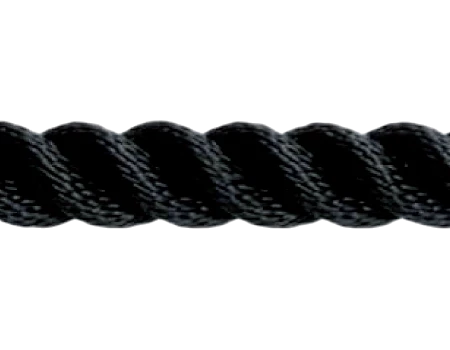 Cabo de polipropileno Multifilamento. Negro.12mm x 2042kg x 100mts