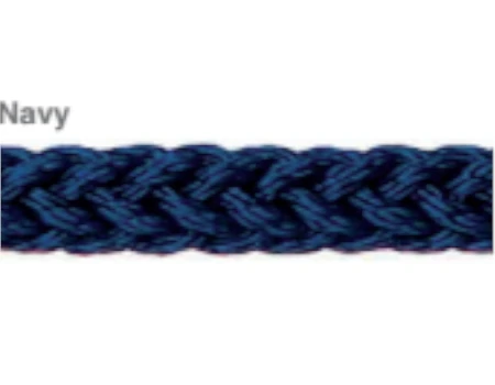 Cabo de Poliéster Doble Trenzado Navy. Diámetro 32. Largo 100mts