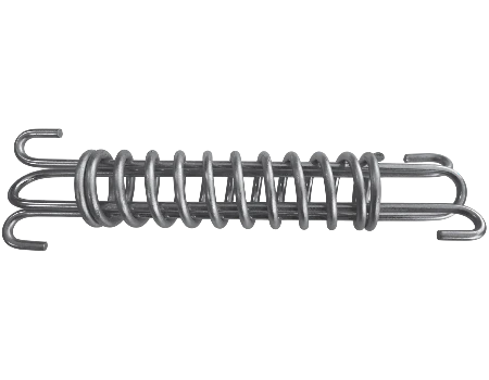 Muelle amortiguador para amarre De Acero Galvanizado. 6mm.