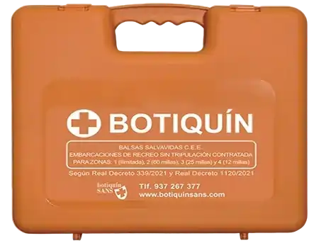 Botiquín BALSA SALVAVIDAS Zonas 1, 2, 3, y 4