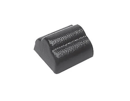 Terminal de ABS negro p/perfil alum. 56 mm