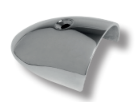 Terminal de acero inoxidable 38 mm.