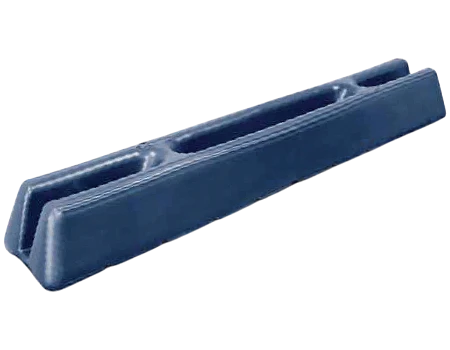 Defensa pantalán. Azul. Sistema X. Recto. Medidas 940x150x105mm.