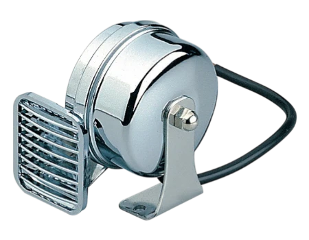 Bocina electromagnética con baño de cromo 12 v