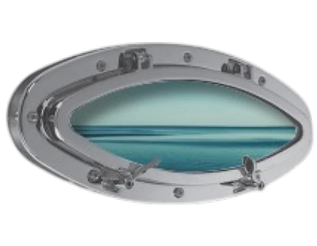 Ojo de buey ovalado medida exterior 523 x 255 mm