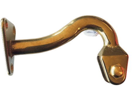 Soporte de campana de latón pulido