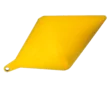Boya biconica amarilla 400 mm
