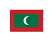 Bandera maldivas 0,60x0,40