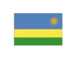 Bandera ruanda 0,60x0,40