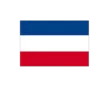 Bandera yugoslavia 0,30x0,20