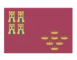Bandera reg.d.murcia 1,00x0,70